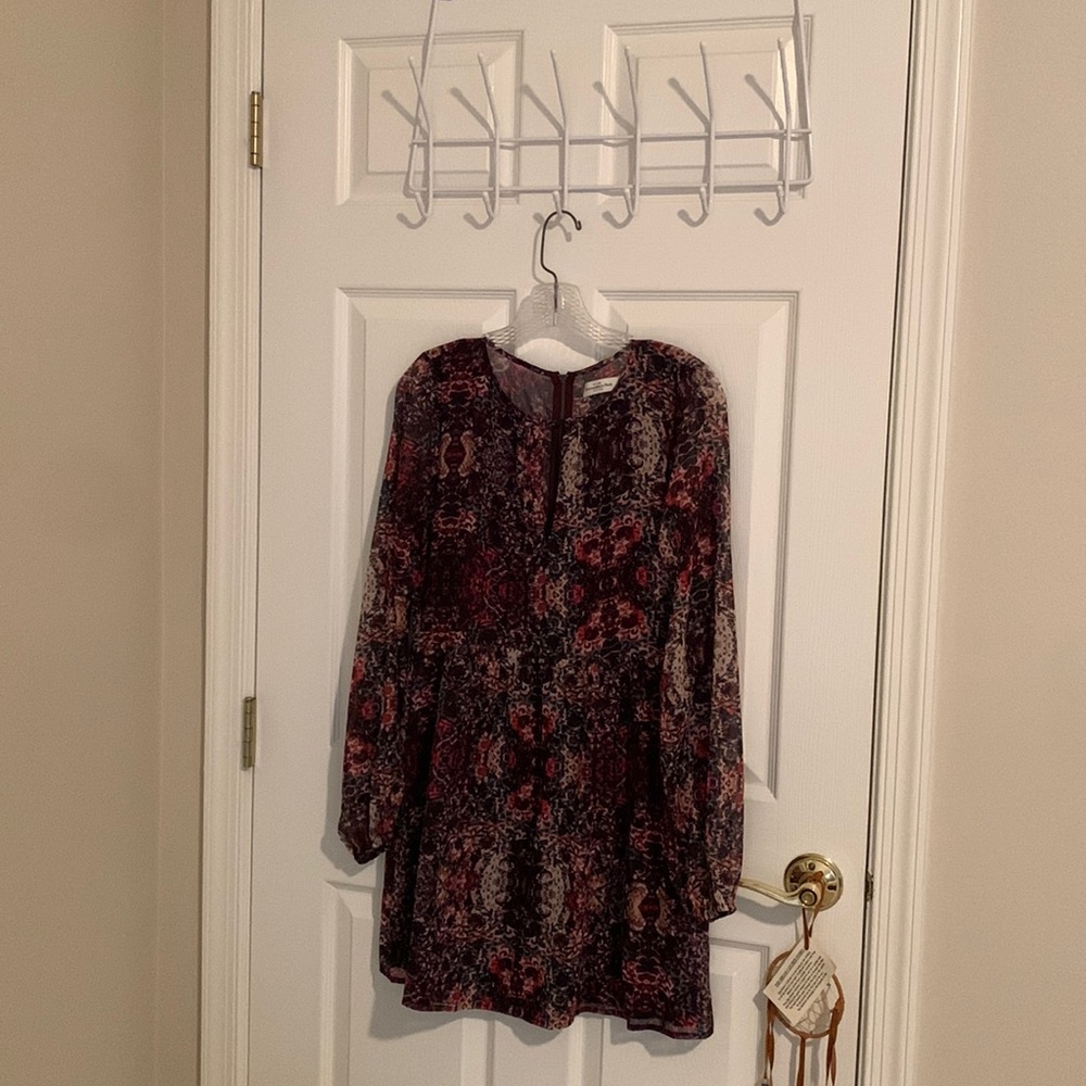 Abercrombie and Fitch multicolor long sleeve dress